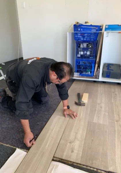 Hybrid Flooring Installation & Floor Upgrade